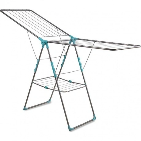 Сушилка д/белья напол. мет. с/кр двухуровн. "Ника" серебро 21м  ...