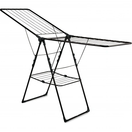 Сушилка д/белья напольная мет. с/кр двухуровн. "Ника" 21 м черны...