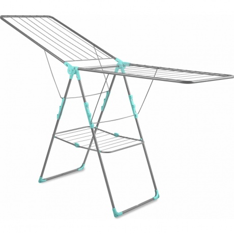 

Сушилка для белья напол. мет. с/кр двухуровн. "Ника" матовый серый 21м СБ8П/МС