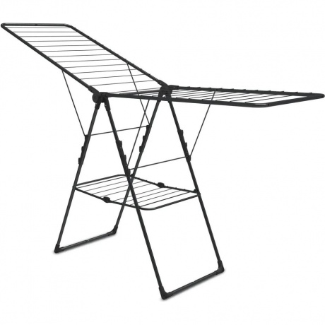 

Сушилка д/белья напол. мет. с/кр двухуровн. "Ника" черный 21м СБ8П/Ч