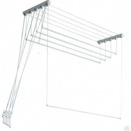 

Сушилка для белья потолочная ЛИАНА 2,1м, 5 стержней