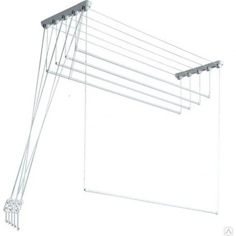 Сушилка для белья потолочная ЛИАНА 2,1м, 5 стержней