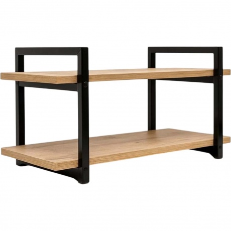 

Полка BRABIX SMART WS-002 (ш580*г290*в300 мм), ЛОФТ, 2 полки, металл/ЛДСП бунратти, 641952