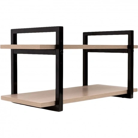 Полка BRABIX SMART WS-002 (ш580*г290*в300 мм), ЛОФТ, 2 полки, ме...