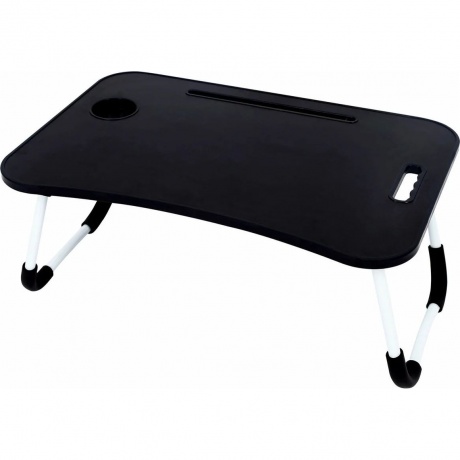 

Столик складной для ноутбука/завтрака BRABIX BT-001 (ш600*г400*в265мм), органайзер, черный, 532899