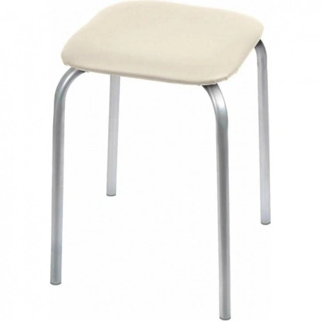 Табурет "Классика 3"  квадр. 4 ножки  32х32 см ТК03  серый