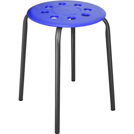 

Табурет пластм.разбор. на 4 ножках "Ника" ТП01 синий