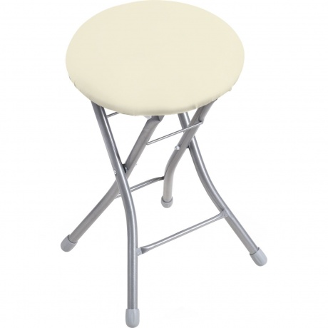 

Табурет складной кругл. 4 ножки слон.кость, d 32 см ТБСК2/1