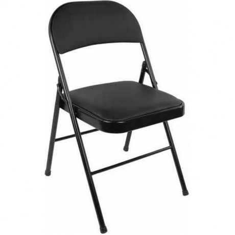 Стул складной BRABIX Golf Plus CF-003 КОМФОРТ, черный каркас, ко...