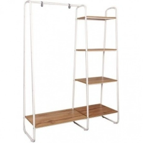 Гардеробная система с полками Скандинавия 1 , 110х38,5х147 см, б...