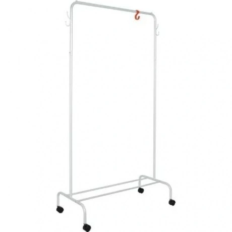 Вешалка гардеробная Радуга 2 с колесиками (89.2*39*154 см) белый...