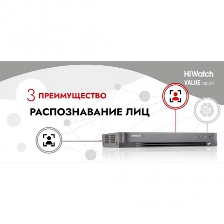 Видеорегистратор наблюдения HiWatch DS-H304QAF(B) - фото 5
