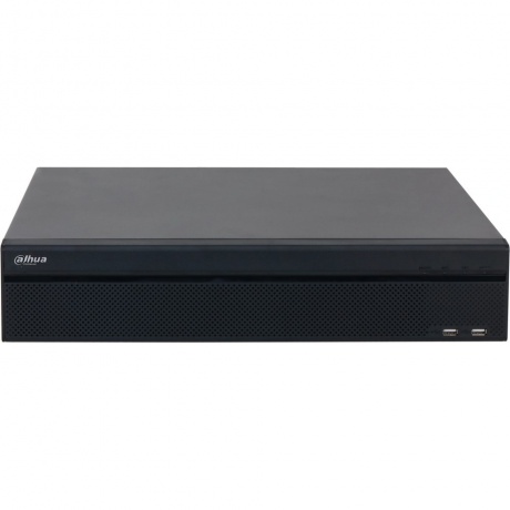 

64-канальный IP-видеорегистратор Dahua 4K, H.265+ и ИИ 448Мбит/с; 8 SATA III до 20Тбайт; RAID 0/1/5/6/10; 2 HDMI (8K), 2 VGA; 2 RJ45 1000Мбит/с; тревожные вх./вых.: 16/8