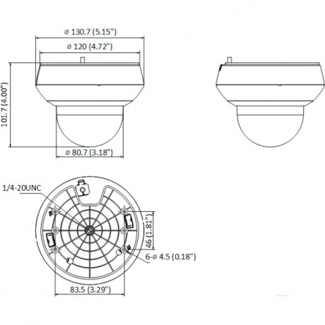 Видеокамера IP Hikvision DS-2DE2A404IW-DE3(C0)(S6) 2.8-12мм - фото 8