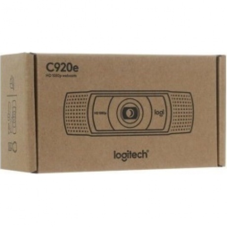 Веб-камера Logitech C920e черная (960-001086) - фото 13
