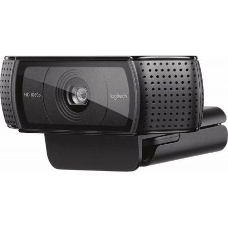 Веб-камера Logitech C920e черная (960-001086) - фото 4