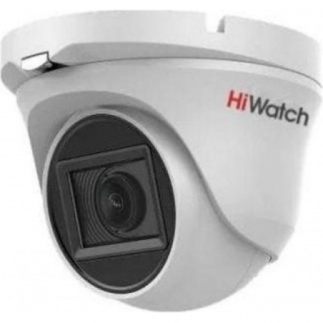 

HiWatch DS-T283(B)(2.8mm) Купольная аналоговая камера, 1920x1080, 2 Мп, CMOS, 25 кадр/сек, EXIR до 20 м, IP66, пластик