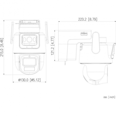 Камера видеонаблюдения Dahua DH-IPC-PTS2649C-3E3Z-4GB20-PRO - фото 4