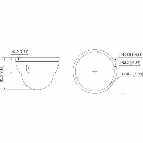 Камера видеонаблюдения Dahua DH-IPC-HDBW3241EP-S-0280B-S2 - фото 3