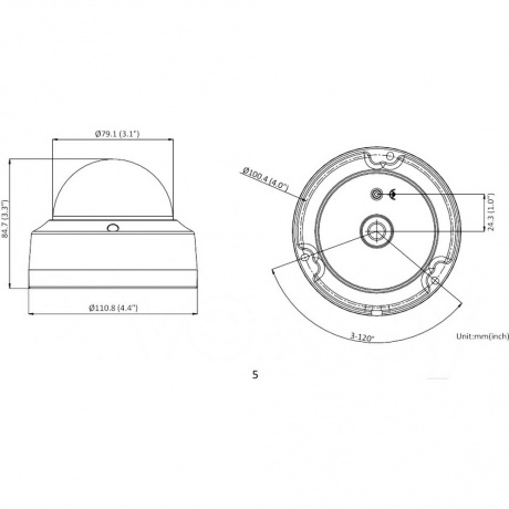 Камера видеонаблюдения Hikvision DS-2CD2123G2-IS(D) 2.8мм - фото 3
