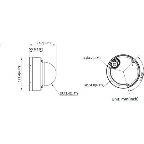 Камера видеонаблюдения HiWatch DS-I252MB 2.8mm - фото 2