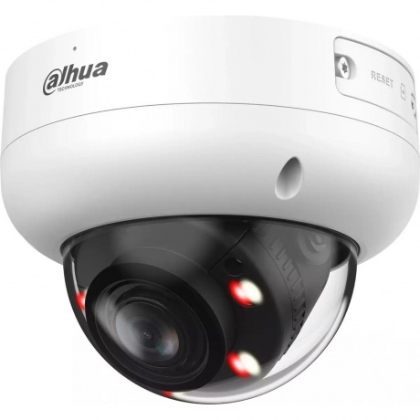

Уличная купольная IP-видеокамера Dahua 2Мп, 1/2.9” CMOS, моторизованный объектив 2.7~13.5мм, видеоаналитика, микрофон, ИК 50м,LED 50м , IP67, IK10, металл