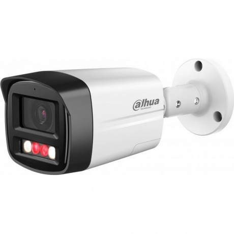 

Уличная цилиндрическая IP-видеокамера Dahua SmartDualLight 4Мп, 1/2.9” CMOS, объектив 3.6мм, видеоаналитика, микрофон+динамик, ИК 30м, LED 30м, IP67, металл