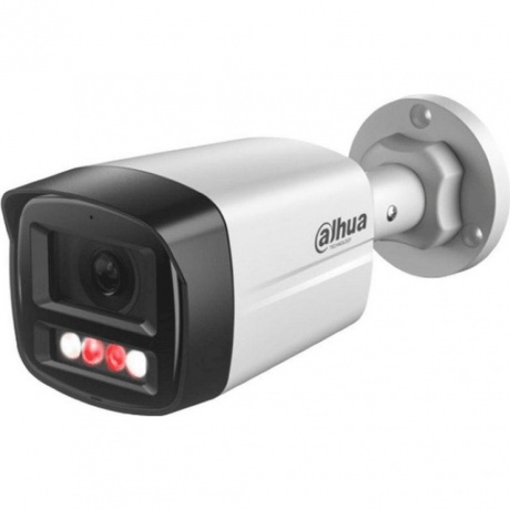 

Уличная цилиндрическая IP-видеокамера Dahua SmartDualLight 2Мп; 1/2.8” CMOS; объектив 2.8мм; обнаружение людей, микрофон, ИК 30м, LED 20м, IP67, металл/пластик