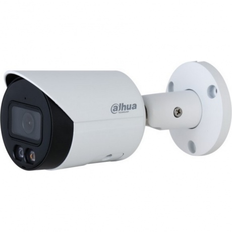

Уличная цилиндрическая IP-видеокамера Dahua SmartDualLight 2Мп, 1/2.8” CMOS, объектив 3.6мм, видеоаналитика, микрофон, ИК 30м, LED 30м, IP67, металл