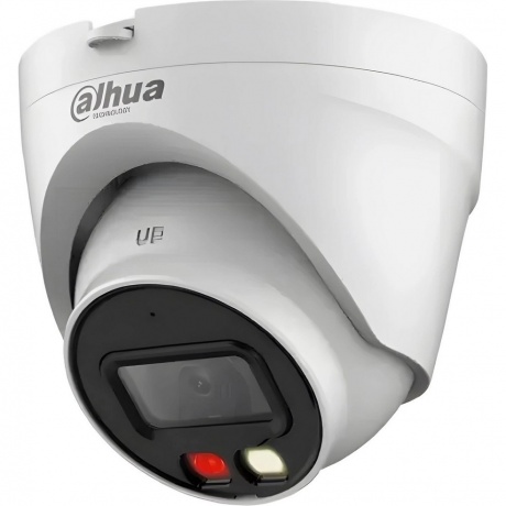 

Уличная турельная IP-видеокамера Dahua SmartDualLight 4Мп, 1/2.9” CMOS, объектив 3.6мм, обнаружение людей, микрофон, ИК 30м, LED 20м, IP67, металл