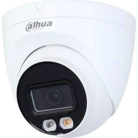 

Уличная турельная IP-видеокамера Dahua SmartDualLight 4Мп, 1/2.9” CMOS, объектив 2.8мм, видеоаналитика, микрофон, ИК 30м, LED 30м, IP67, металл/пластик