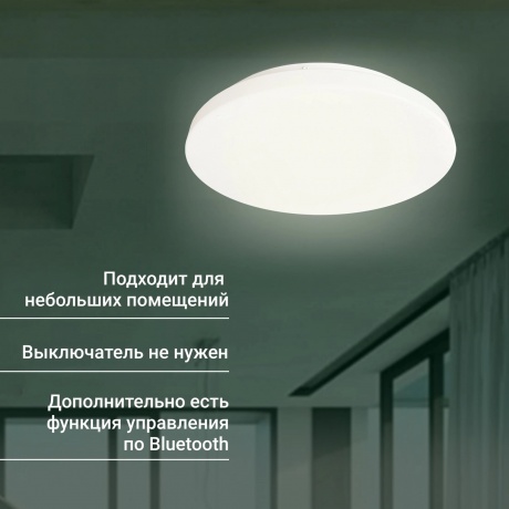 Умный светильник Digma TopLight TL25 потолоч. белый (TL25) - фото 6