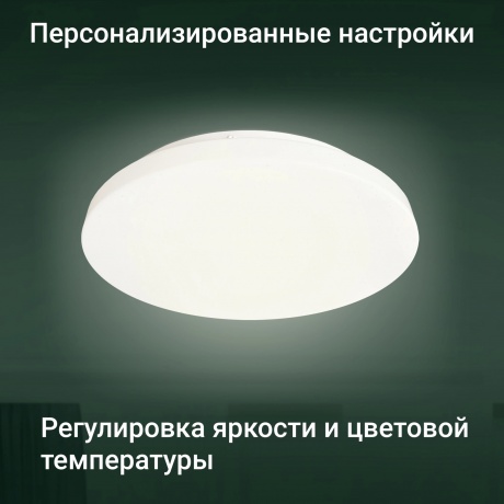 Умный светильник Digma TopLight TL25 потолоч. белый (TL25) - фото 8
