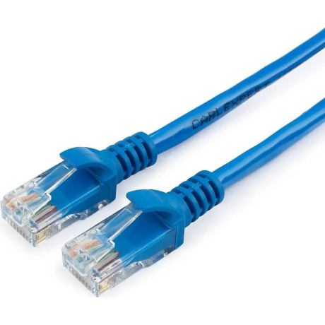 Патч-корд Cablexpert PP12-10M/B, кат.5e, UTP, 10м, синий