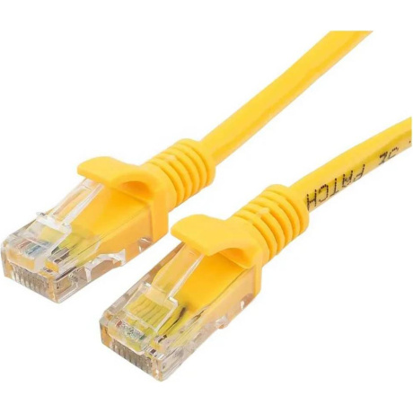 Патч-корд Cablexpert PP12-10M/Y, кат.5e, UTP, 10м, желтый