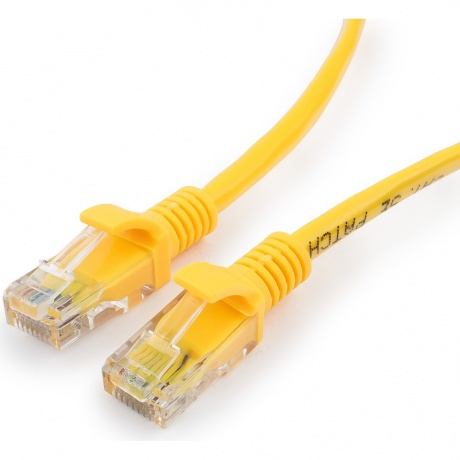 Патч-корд Cablexpert PP12-15M/Y, кат.5e, UTP, 15м, желтый