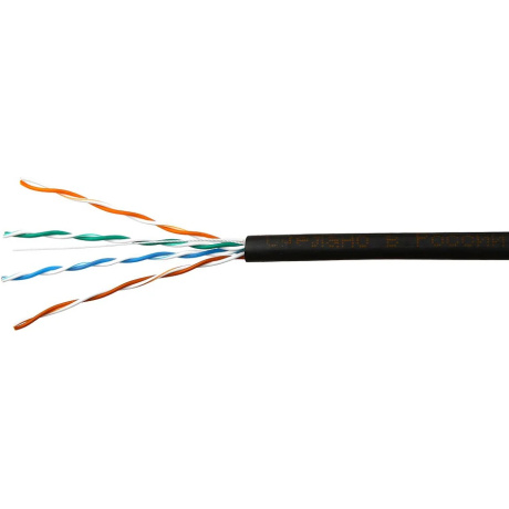 Кабель SkyNet Standart CSS-UTP-4-CU-OUT/100, UTP, кат.5e, 100м, черный