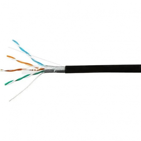 Кабель SkyNet Standart CSS-FTP-4-CU-OUT/100, FTP, кат.5e, 100м, черный