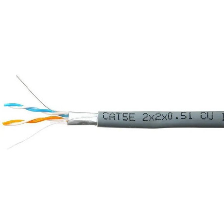 Кабель SkyNet Premium CSP-FTP-2-CU, FTP, кат.5e, 305м, серый