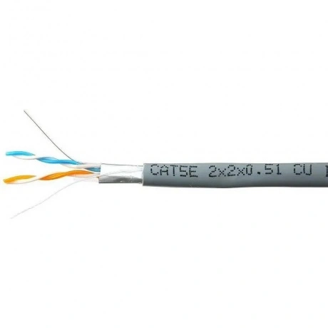 Кабель SkyNet Premium CSP-FTP-2-CU, FTP, кат.5e, 305м, серый