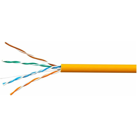 Кабель SkyNet Premium CSP-UTP-LSZH-4-CU, UTP-LSZH, кат.5e, 305м, оранжевый