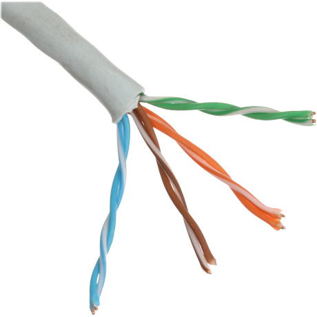 Кабель Cablexpert Россия, UPC-5051E-4-CU/100, UTP, кат.5e, 100м, серый