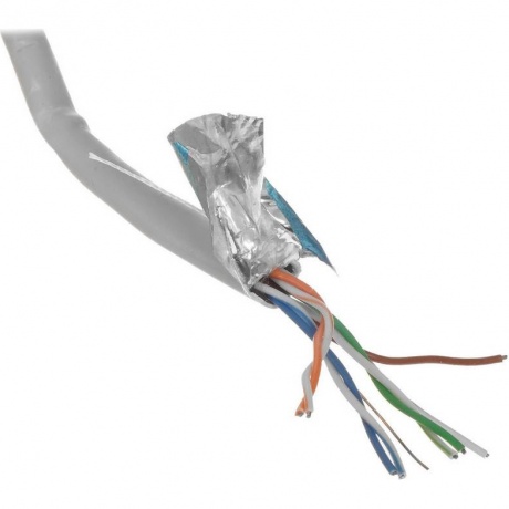 Кабель Cablexpert FPC-5004E, FTP, кат.5е, 305м, серый - фото 1