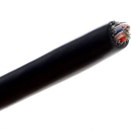 Кабель Cablexpert SPC-5051E-SO-OUT, SFTP, кат.5е, 305м, черный