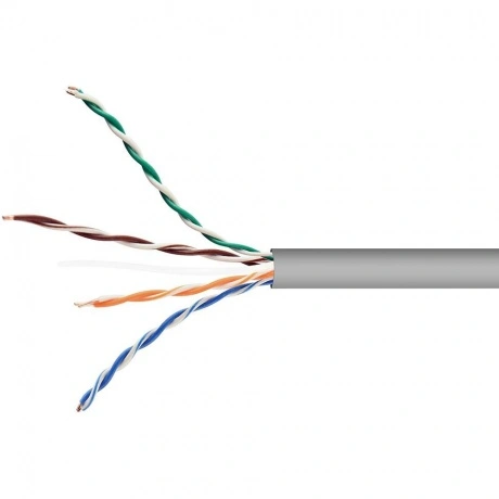 Кабель Cablexpert UPC-5004E-SOL/100, UTP, кат.5е, 100м, серый