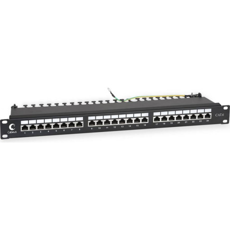 Патч-панель Cabeus Pl-24-CAT.6-SH-DUAL