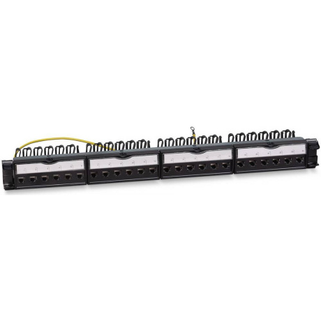 Патч-панель Cabeus PL-24-KJ-RJ45-Cat.6a-SH-180T