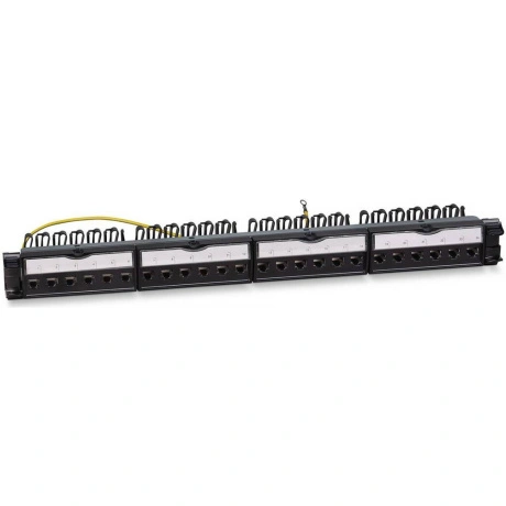 Патч-панель Cabeus PL-24-KJ-RJ45-Cat.6a-SH-180T
