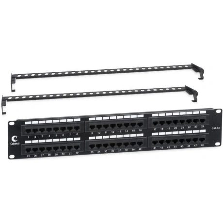Патч-панель Cabeus PL-48-Cat.6a-Dual
