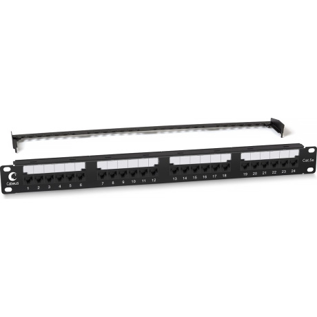 Патч-панель Cabeus PL2-24-Cat.5e-Dual